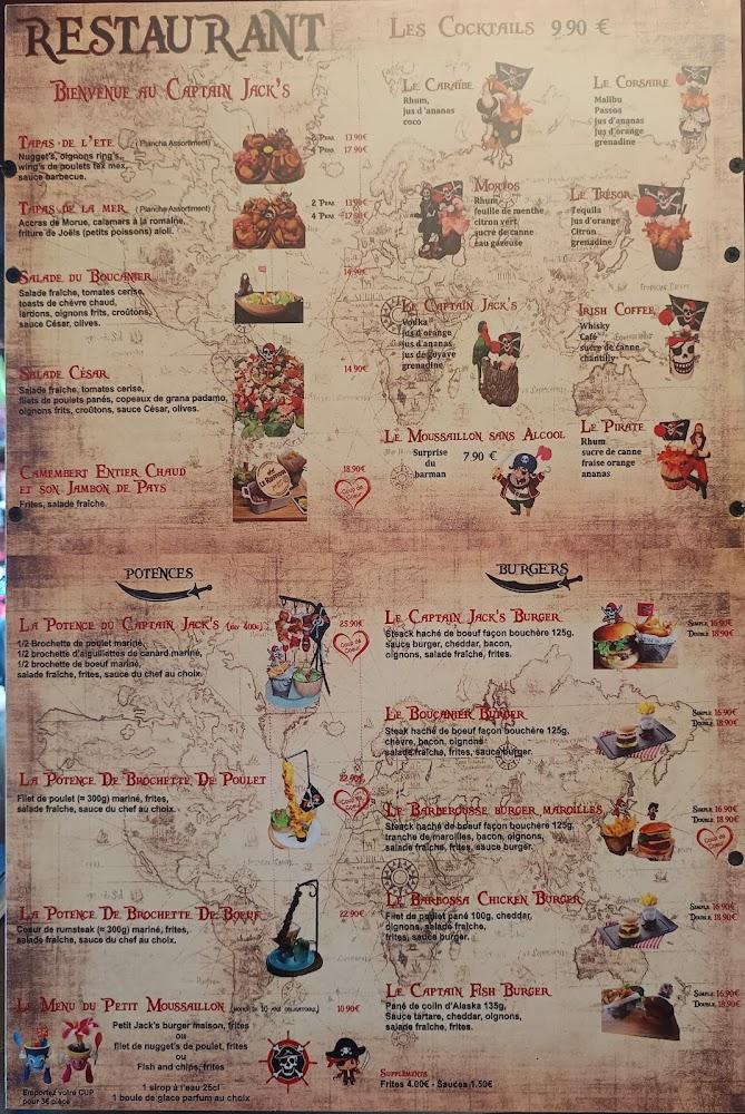 Captain Jack's - Menu Image 2
